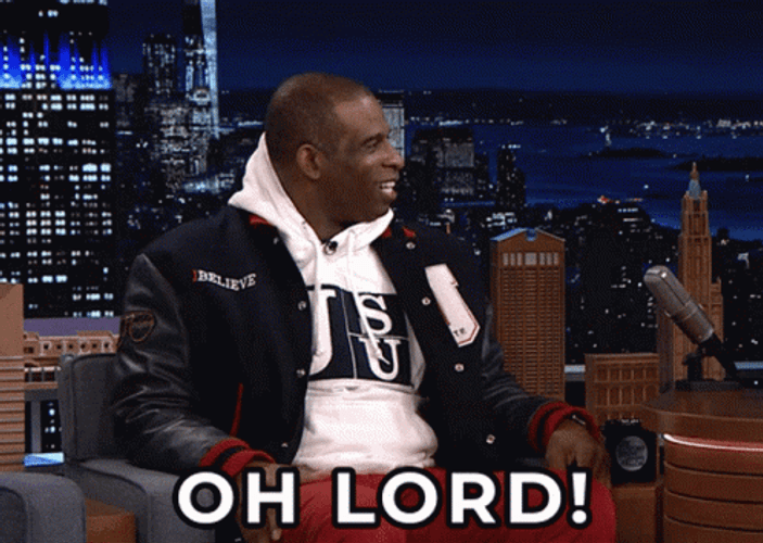 Deion Sanders Oh Lord GIF