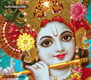 Deity Playing Flute GIF