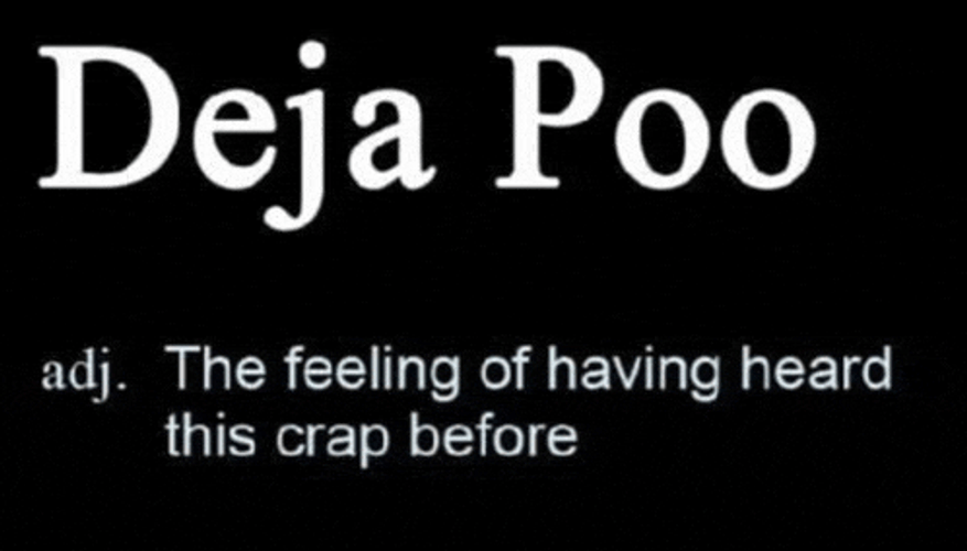 Deja Poo Meme GIF