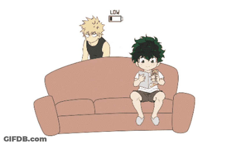 Deku Fighting And Befriending Bakugo GIF