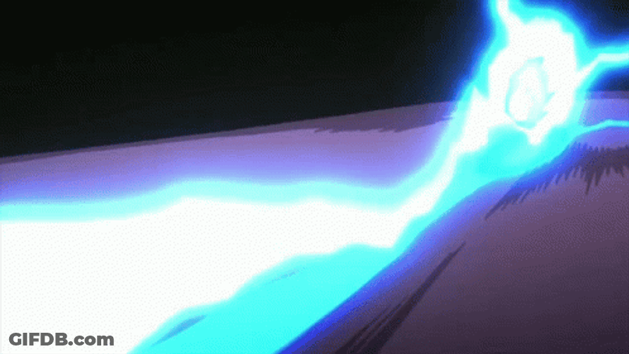 Deku Fighting As Fast As A Lightning GIF
