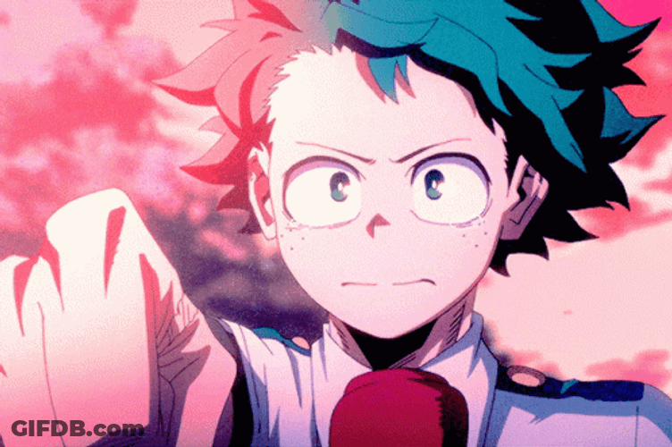Deku Fighting For Peace GIF