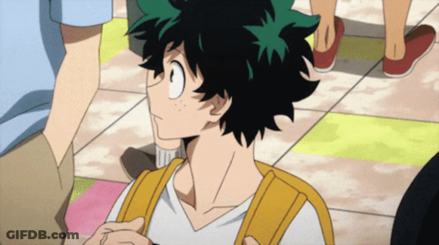 Deku Fighting With Tomura Shigaraki GIF