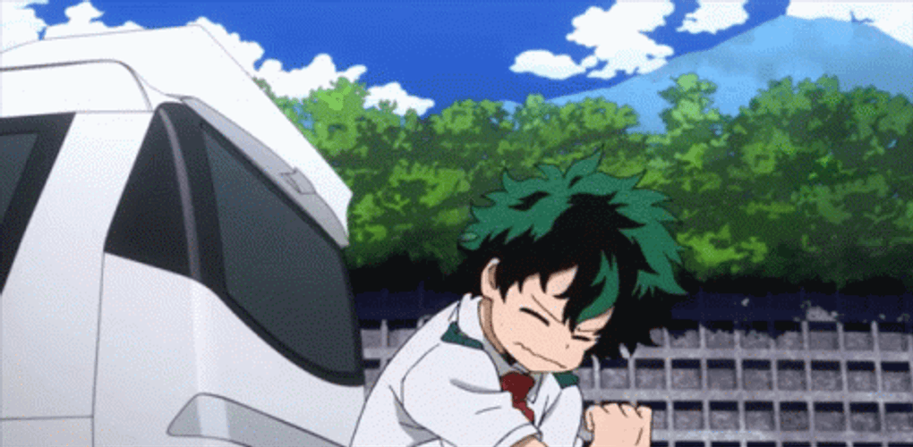 Deku Morning Stretch GIF