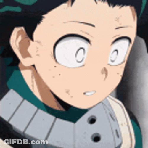 Deku Vigilante Being Slapped GIF