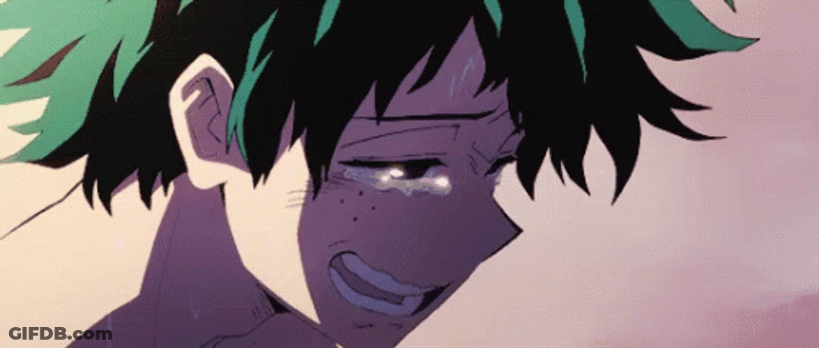 Deku Vigilante Crying Like Baby GIF