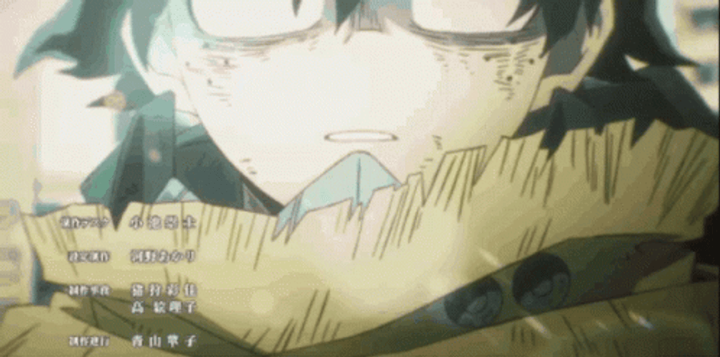 Deku Vigilante Walking On Wet Floor GIF