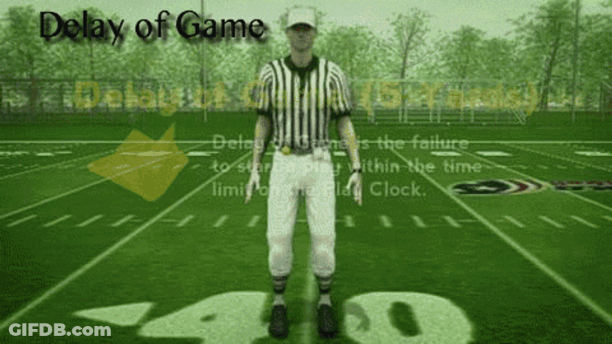 Delay Of Game Referee GIF
