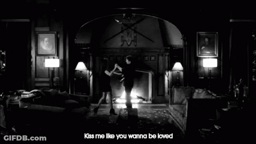 Delena Couple Kiss Vampire Diaries Romantic Quote GIF