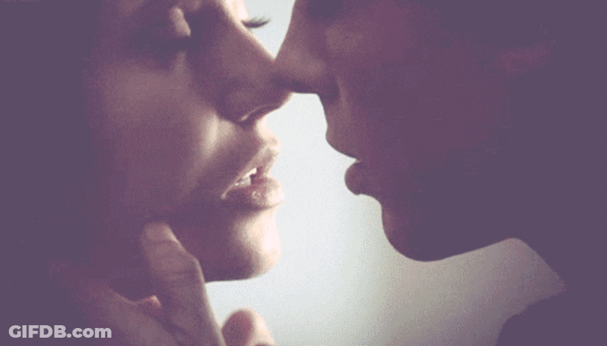 Delena Couple Romantic Love Vampire Diaries GIF