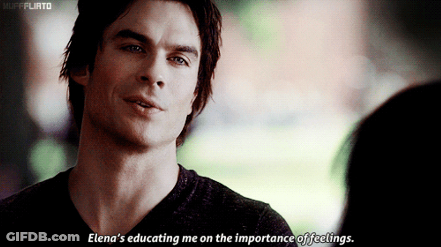 Delena Nina Dobrev Ian Somerhalder Love Feelings GIF
