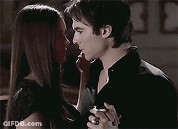 Delena Nina Dobrev Ian Somerhalder Slow Dance GIF