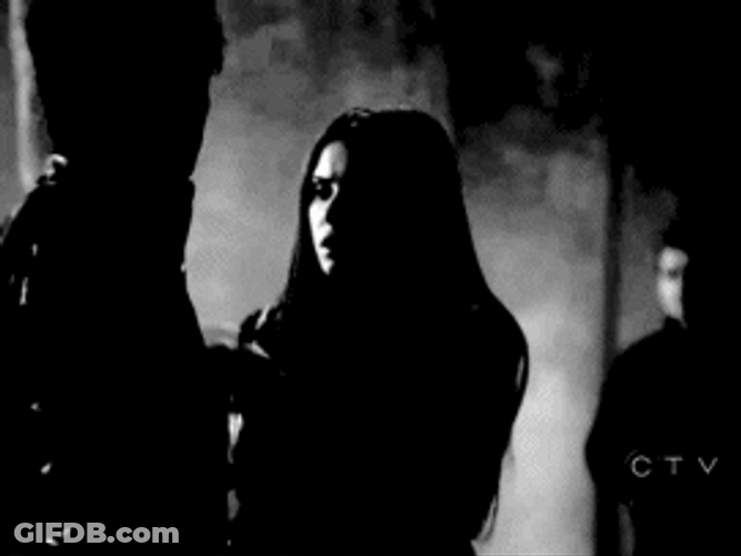 Delena Worried Elena Hug Damon Night GIF