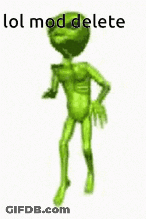 Delete It Alien GIF