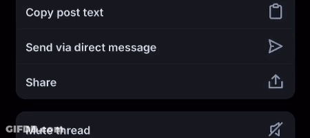 Delete Post Screen GIF