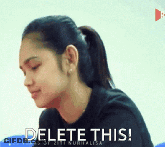Delete This Ok GIF