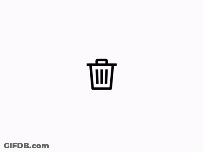 Delete Trash Image GIF