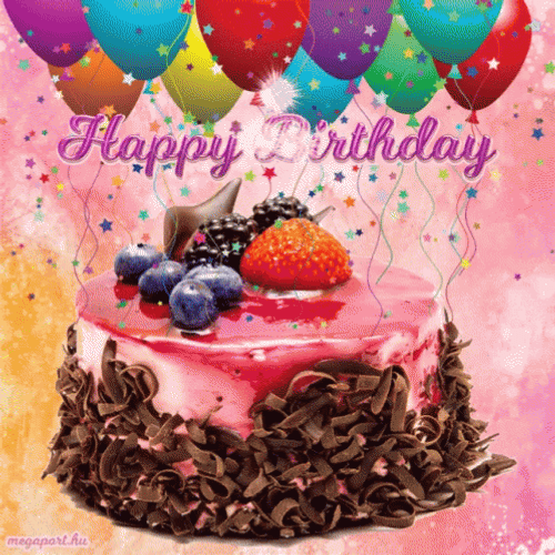 Delicious Birthday Cake Surprise GIF