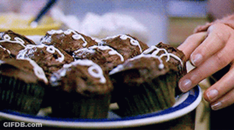 Delicious Chocolate Cupcake GIF