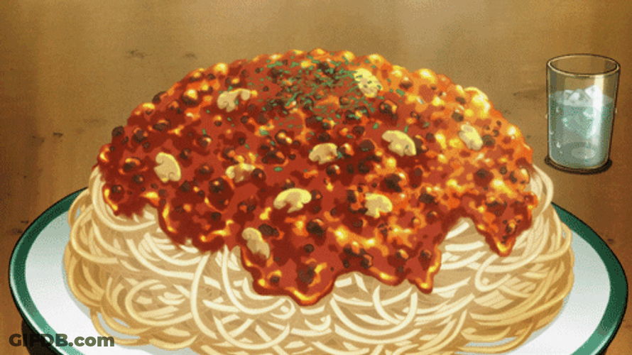 Delicious Spaghetti Anime GIF