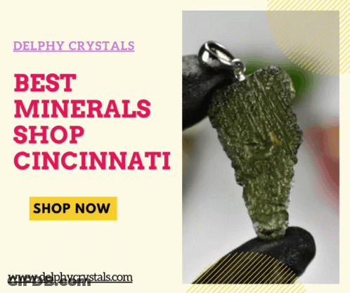 Delphi Crystals Best Minerals Shop Cincinnati Pendant GIF