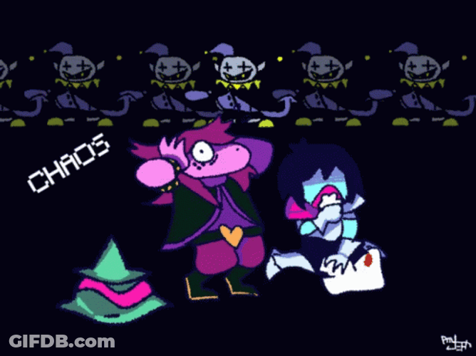 Deltarune Chaos And Madness GIF