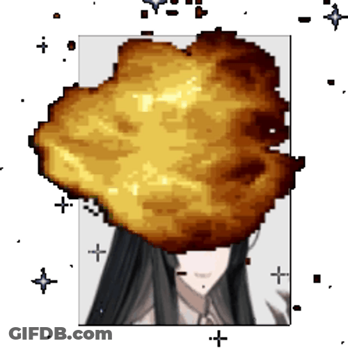 Deltarune Explosion Arturia Giallo Arknights GIF