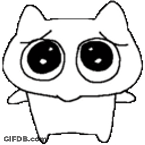 Deltarune Explosion Character Doing Puppy Eyes GIF