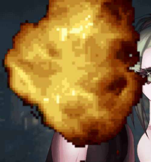 Deltarune Explosion Girl With Short Hair GIF