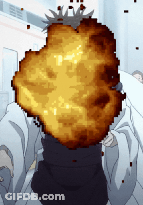 Deltarune Explosion Jujutsu Kaisen Choso GIF