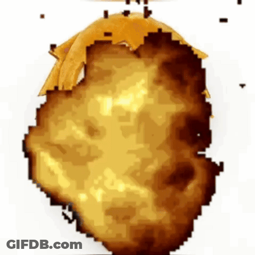 Deltarune Explosion Yosuke Hanamura Doll GIF