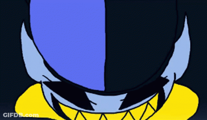 Deltarune Jevil Sans Fight GIF