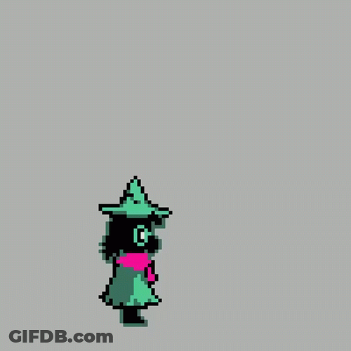 Deltarune Ralsei Machine Gun GIF