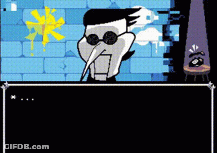 Deltarune Spamton Mike Speechless GIF