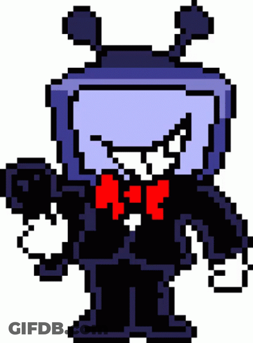 Deltarune TV Mike GIF
