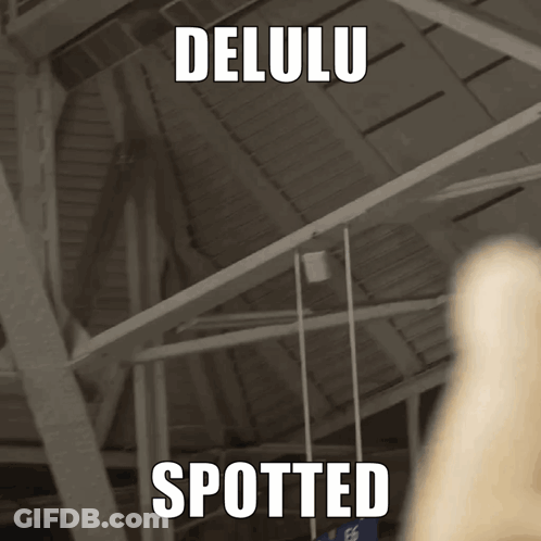 Delulu Spotted Sign GIF