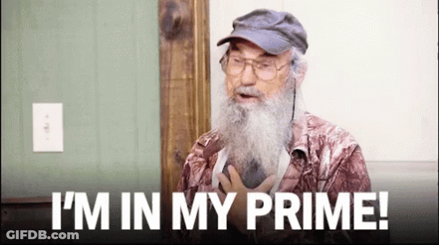 Delusional Old Man Saying I'm In Prime GIF