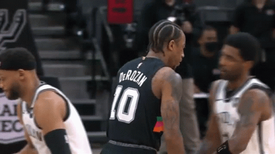 Demar Derozan And Kyrie Irving Hug GIF