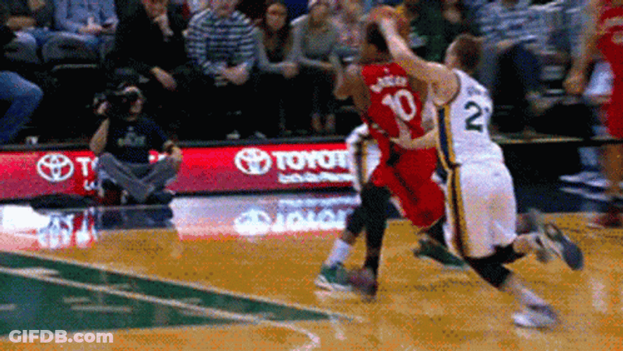 Demar Derozan Fantastic Slam Dunk GIF
