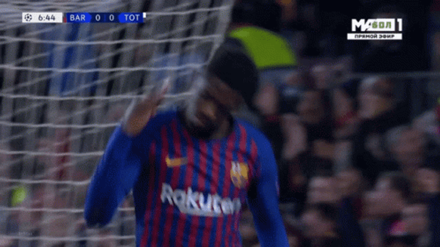 Dembele Running Straight GIF