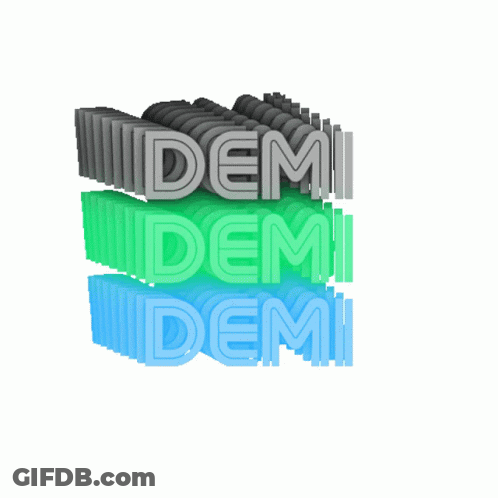Demi In Different Colors GIF