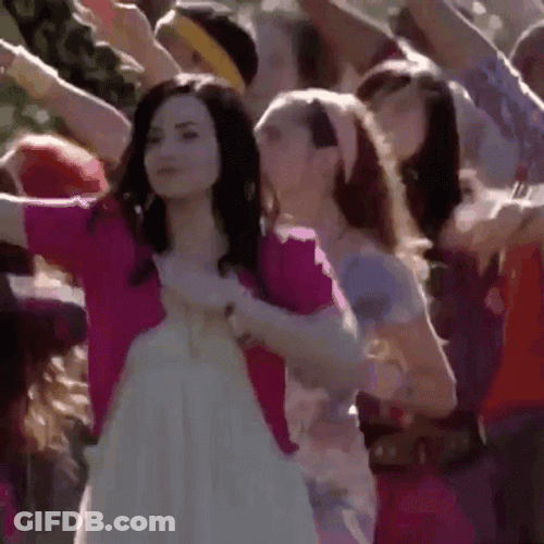 Demi Lovato Dance Clap GIF