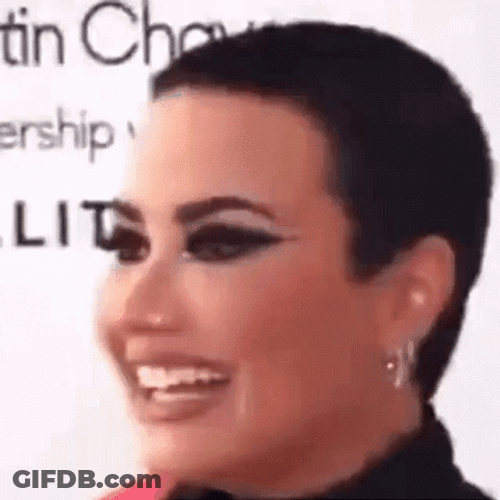 Demi Lovato Eyeliners Thick Black GIF