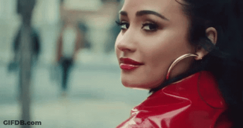 Demi Lovato Eyes Seductive GIF