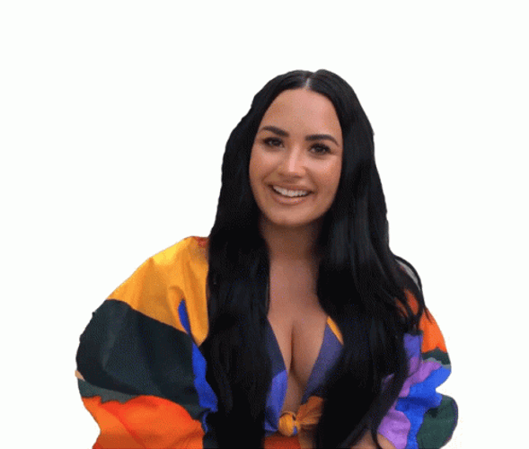 Demi Lovato Shaking Effect GIF