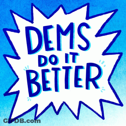 Democrat Does It Better Digital Art GIF