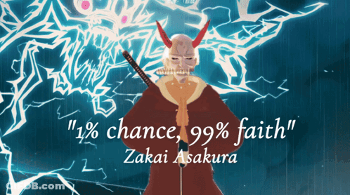 Demon 1% Chance 1% Faith GIF