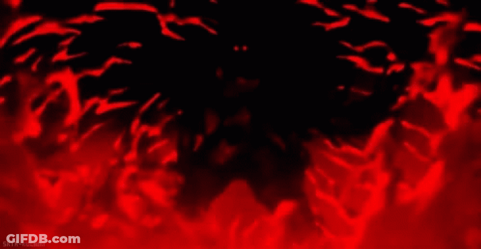Demon Anime Darkness In Fire GIF