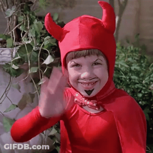 Demon Costume Child GIF