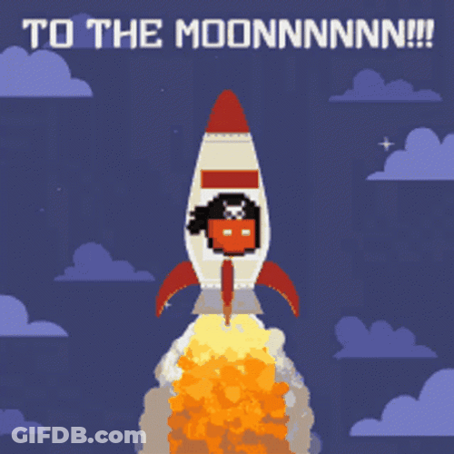 Demon Dao Rocket To The Moon GIF